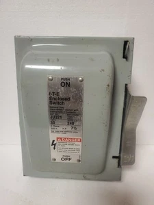 Siemens ITE JU321 240 VAC 30 AMP General Duty geschlossener Schalter JU-321 - Bild 1 von 5