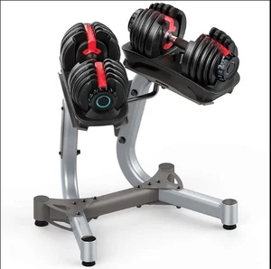 Adjustable Dumbbell Stand Rack Home Gym Fitness 24/40kg Dumbbells Storage Holder - Picture 1 of 7