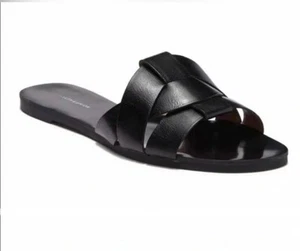 14th & Union schwarze flache Sandalen Größe 9,5 - Bild 1 von 6