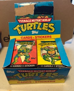 1989 Teenage Mutant Ninja Turtles (TMNT) - ungeöffnet/versiegelt 59-cent Cello Pack - Bild 1 von 1