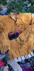 WILDLEDER SCHWEISSJACKE UND JACKSON SCHUTZBRILLE GRÖSSE MEDIUM - Bild 1 von 23