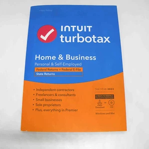Intuit TurboTax 2023 Federal State Personal Home & Business for Windows and Mac - Picture 1 of 3