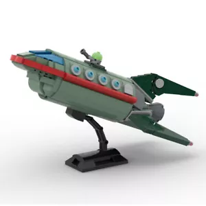 Set blocchi costruzione modello astronave cartone animato nave spaziale barca MOC mattoncini giocattoli regalo - Foto 1 di 4