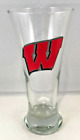 Wisconsin Badgers NCAA Pilsner Pint Beer Glass Pewter Emblem TJ WATT BROS. 16oz
