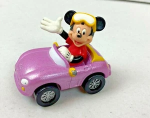 Walt Disney 2000 Mattel Die Cast Car Mickey Mouse Purple Sparkle Car #21H - Picture 1 of 6