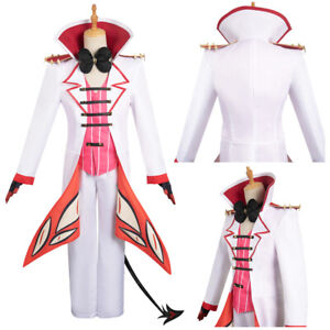 Lucifer Cosplay Costume White Combat Suit Halloween Carnival party Suit