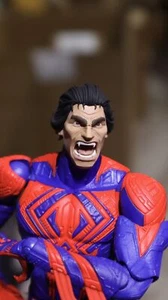 Spider-man 2099 Miguel O'Hara Head Carved 1/12 Angry Painted Head Model Fit 6''  - Picture 1 of 6