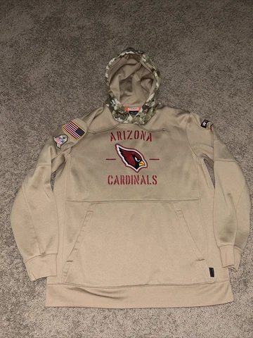 Nike Arizona Cardinals Salute To Service Hoodie Player Issue On Field Mens SZ XL Cover