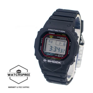 Casio G-Shock (Japan Made) Recreate Bio-Based Black Resin Band Watch DW-5000R-1A - Picture 1 of 4
