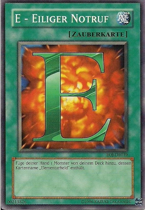 EOJ-DE039 E - Eiliger Notruf aus Enemy of Justice - Bild 1 von 1