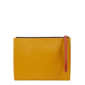Marni Bag - BNWT Women's Leather Two Tone Vitello Pochette Clutch bag RRP - Picture 1 of 6