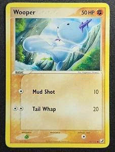 Wooper 79/115 2005 EX Unseen Forces Uncommon Pokemon Karte - Bild 1 von 2