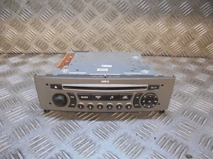 PEUGEOT 308 2009 1.6 PETROL MK1 5DR RADIO STEREO CD PLAYER 96650206XH - Picture 1 of 3