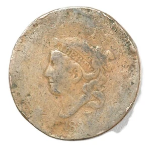 1834 Matron Head Lg 8 Lg Star Med Let. US Copper Rare Variety Cent N-5 R.4+ - Picture 1 of 2