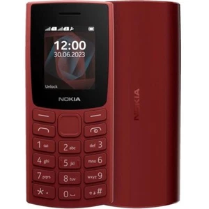 Nokia 105 4G (2024) Dual Sim Smartphone, Red Color, Slot Card, Mini-Sim - Afbeelding 1 van 3