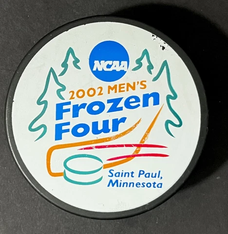 2002 NCAA Hockey National Championship Hockey Puck Frozen Four U Of Minnesota Cover