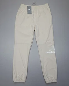 New Balance Unlined Motion Jogger Pants Elastic Waist Timberwolf Men's Size S - Picture 1 of 8