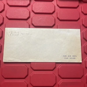 Sobre colonial británico Nassau Bahamas por correo aéreo sin usar de colección años 40 - Imagen 1 de 4