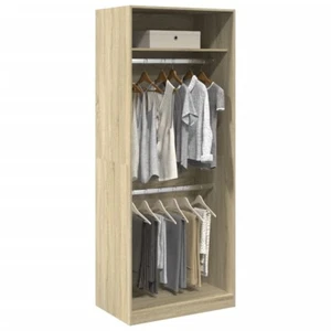 Kleiderschrank Sonoma-Eiche 80x50x200 cm Holzwerkstoff - Bild 1 von 10