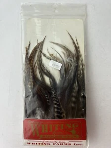 Whiting Bugger Pack Barred Dark Ginger Fly Tying NEW - Picture 1 of 3