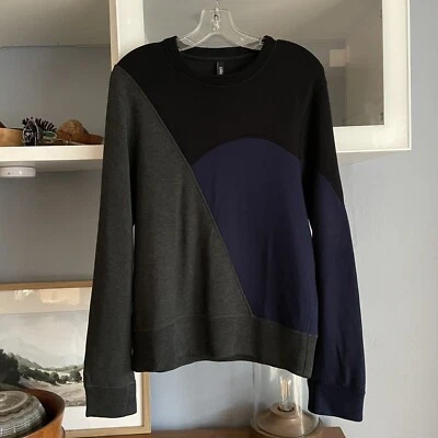 Neil Barrett Bomber Fit Sweatshirt Sweater Colorblock Size XS - Image 1 of 4
