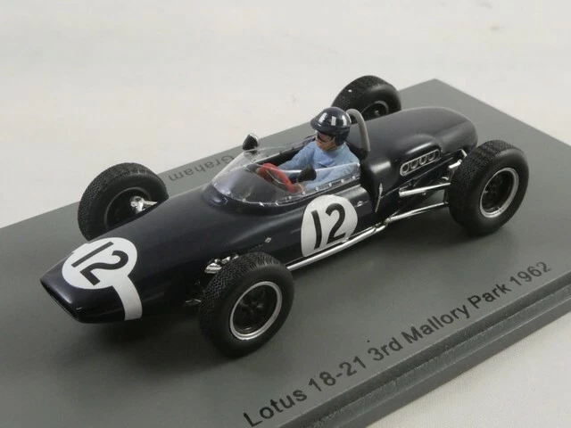 Spark Lotus 18-21 #12 Graham Hill 3rd Mellory Park GP 1962 1/43 S7455