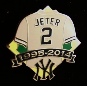 2020 Baseball Hall of Fame 1995  2014 jersey pin Derek Jeter NY New York Yankees - Picture 1 of 6