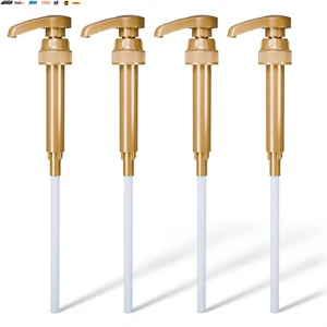 4Pcs Coffee Syrup Pump Dispenser - Coffee Syrup Pumps Torani Syrup Pump for Syru - Picture 1 of 9