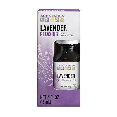 Aura Cacia Pure Lavender Essential Oil 0.5 Fl Oz Relaxing Aromatherapy Oil - Image 1 of 4