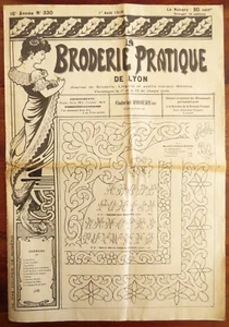 ● La BRODERIE PRATIQUE de LYON - journal 1918 - n°330 - Ribière - Rhône 69 - Picture 1 of 4