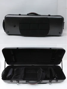 16 inch Viola Case Carbon Fiber hard shell Box Adjustable 15-17inch Backpack bag - Picture 1 of 10