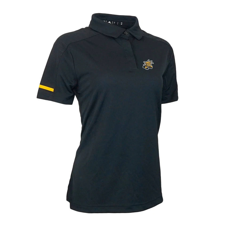 Wichita State Shockers NCAA Adidas Women's Black Team Iconic Coaches Polo Shirt - Image 1 of 1