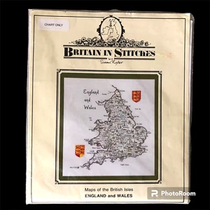 NEW Britain in Stitches England and Wales Counted Thread Embroidery Chart ONLY - Picture 1 of 3