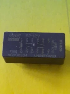 1x SDS Relais S2-12V 4xEin Umschaltrelais NOS - Bild 1 von 2