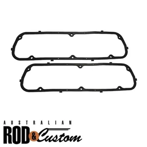 Ford Windsor Rocker Cover Gaskets (Pair), Black Neoprene, 289 302 351 - Foto 1 di 2