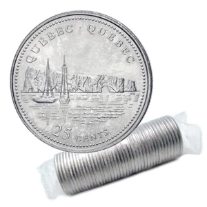 Canada 1992 QC 25 cents Quebec UNC Provincial Canadian Quarter - Picture 1 of 3