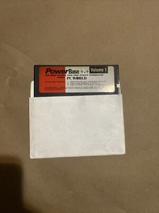 * PC World’s Magazine Volume 1 5.25 Floppy Disk Utility Programs &Tips Powerbase - Picture 1 of 8