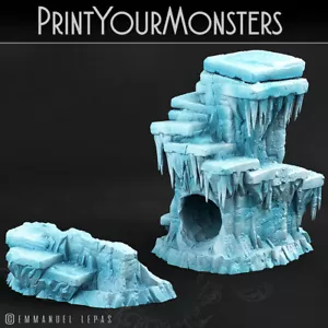 Ice Dice Tower DnD Legion Terrain Scenery Tabletop Miniatures 28mm - Picture 1 of 3