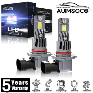 Luz de faro LED 9005/HB3 360000LM blanco frío 6500K 100W bombillas súper brillantes - Imagen 1 de 12