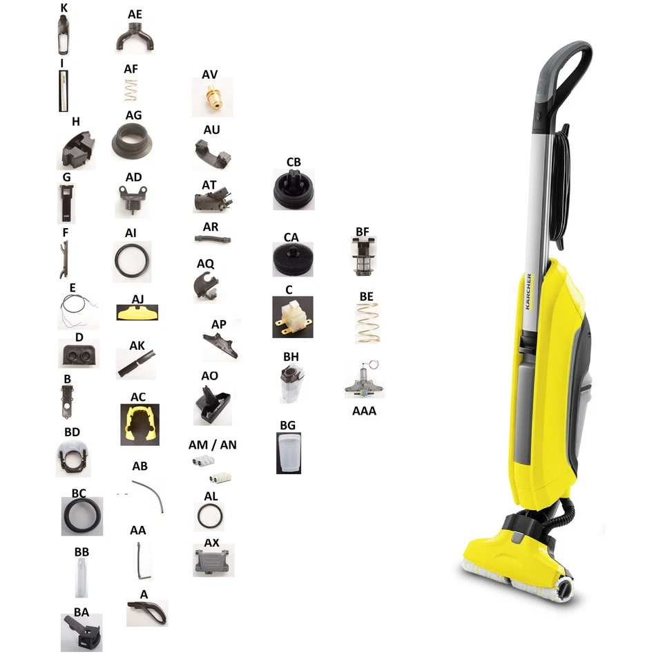 FC 5 Spare Parts Karcher Floor Cleaner FC5 Model 1.055-500.0 Suction Mop - Image 1 of 1