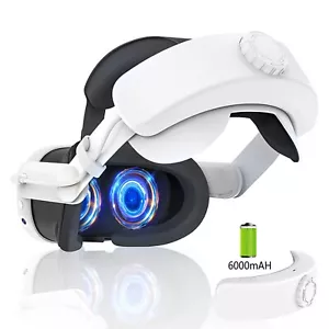 Ladekopfbügel für Meta Quest 3 mit 6000mAh Akku VR Zubehör - Bild 1 von 12