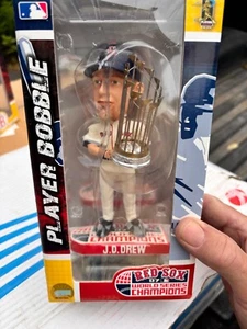 J.D. DREW Boston Red Sox Bobble Head 2007 Serie Mundial Campeones Trofeo MLB - Imagen 1 de 1