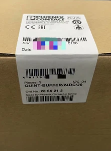 #gBrand New PHOENIX CONTACT QUINT-BUFFER/24DC/20 2866213 Power Supply - Picture 1 of 1