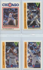 Lotto 14 carte squadra '86-'95 Gatorade & Marathon Chicago Cubs 2 7/8" x 4 1/4" - Foto 1 di 8