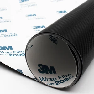 3M Wrap Film Series 2080 Car Wrapping Folie Autofolie 3CFS12 Carbon Schwarz - Bild 1 von 5