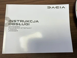 Bedienungsanleitung. Dacia. Sandero. Logan. Jogger. Teilenr: 999100251S. Neu. - Bild 1 von 3