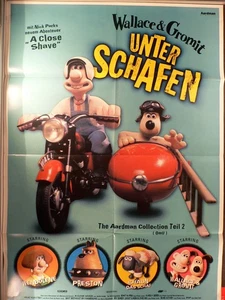 Wallace + Gromit unter Schafen - Filmposter A1 84x60cm gefaltet (g) - Picture 1 of 1