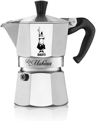 Mokina Caffettiera Alluminio, Tazze 0,5, Argento, 13X6.5X12 Cm - Immagine 1 di 4