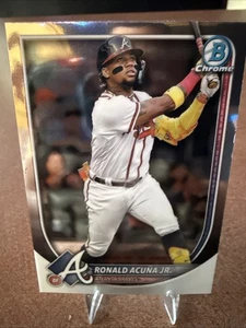 2025 Bowman Chrome #13 Ronald Acuña Jr. - Picture 1 of 2