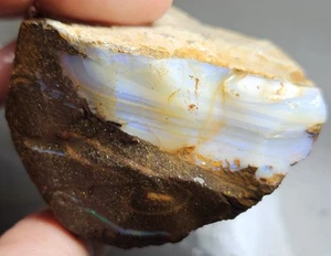 Espécimen áspero de ópalo de roca cristal azul ópalo coroit lapidario 102 gramos 510 quilates - Imagen 1 de 11